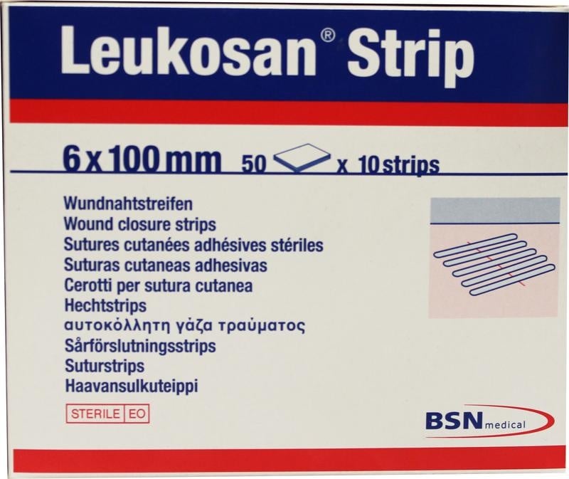 BSN Leukosan strip steriel 6 x 100 mm (500 stuks)