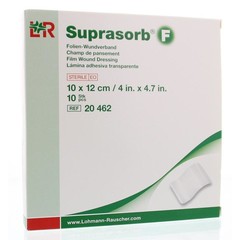 Lohmann & Rauscher Suprasorb F folie 10 x 12cm steriel (10 st)