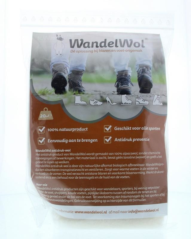 Wandelwol Wandelwol Antidruk-wol lanolinevrij (20 gr)