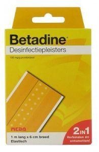 Betadine Betadine Desinfecterende pleister 1 m x 6 cm (1 st)