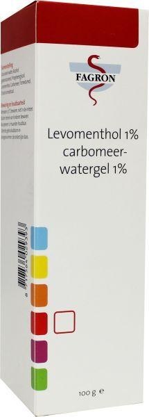 Fagron Levomenthol 1% carbomeer D & B (100 Gram)