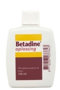 Betadine Betadine Jodium oplossing 100 mg/ml (120 ml)