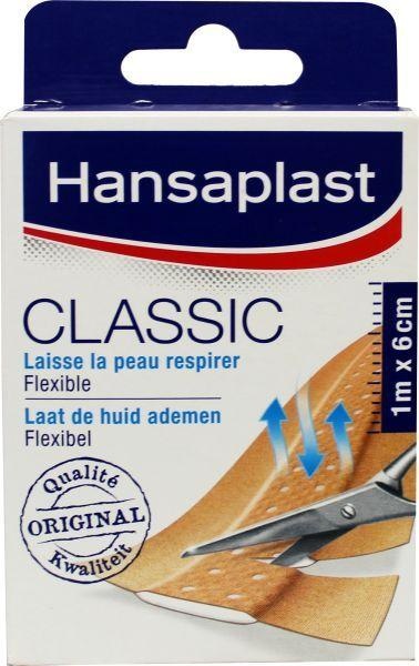 Hansaplast Hansaplast Classic 1m x 6cm (1 st)