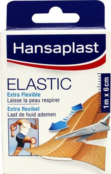 Hansaplast Hansaplast Elastic & waterafstotend 1m x 6cm (1 st)