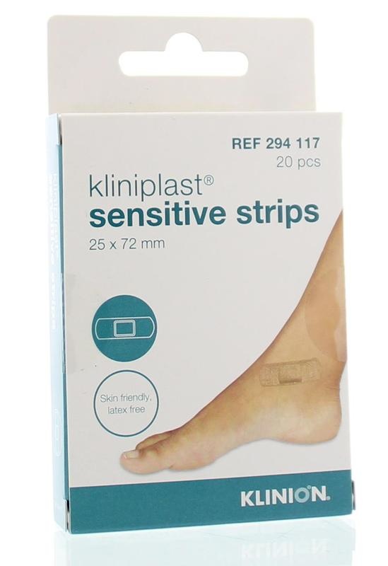 Kliniplast Kliniplast Sensitive strips 25 x 72 294117 (20 stuks)