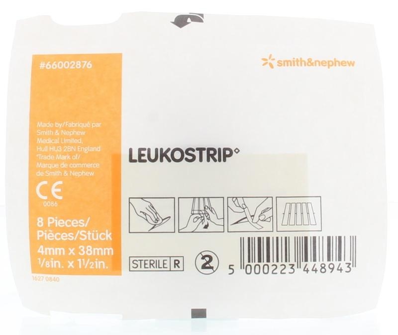 Leukostrip Leukostrip Steriel strip 4.0 x 38mm 2876 (8 st)