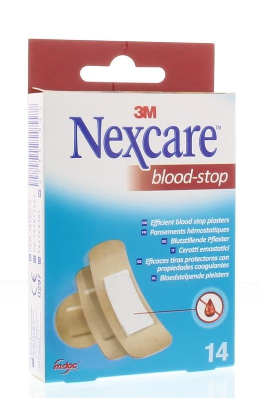 Nexcare Nexcare Bloed stop mix (14 st)