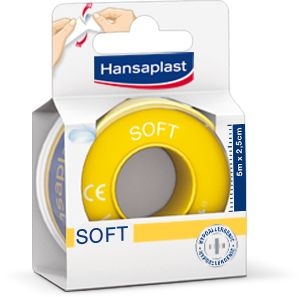 Hansaplast Hansaplast Hechtpleister soft 5m x 2.5cm (1 st)