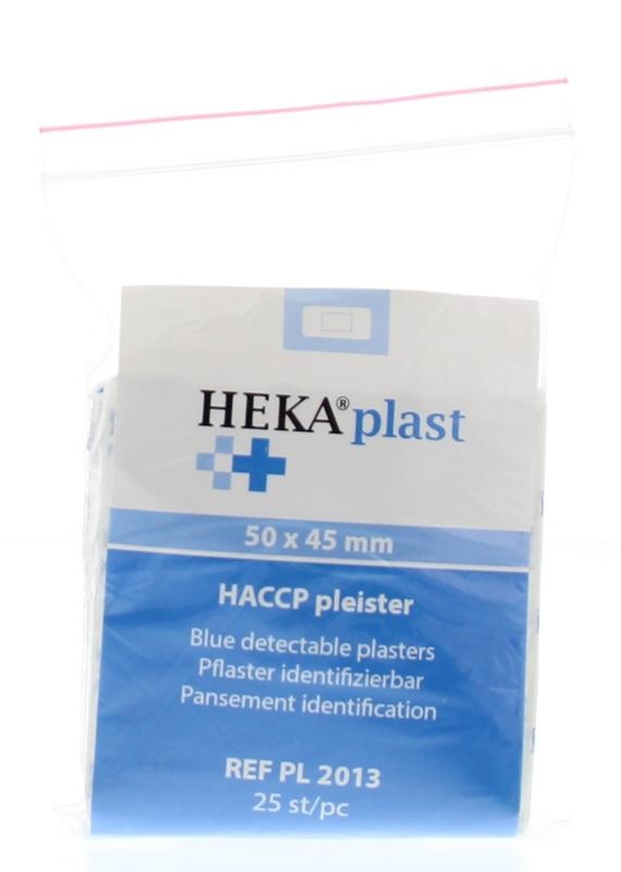 Heka Heka HACCP pleisters blauw 50 x 45mm (25 st)