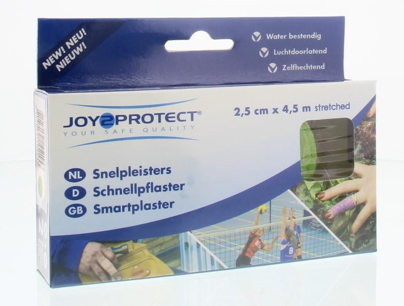 Joy2Protect Joy2Protect Snelpleisters groen 2.5cm x 4.5m (2 Rol)