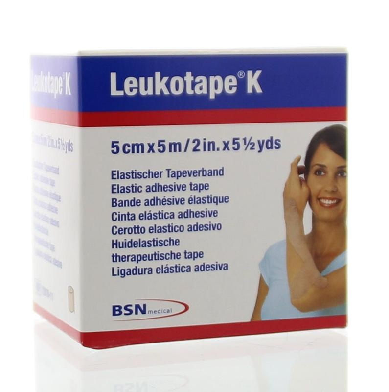 Leukotape Leukotape K 5m x 5cm huidkleur (1 st)