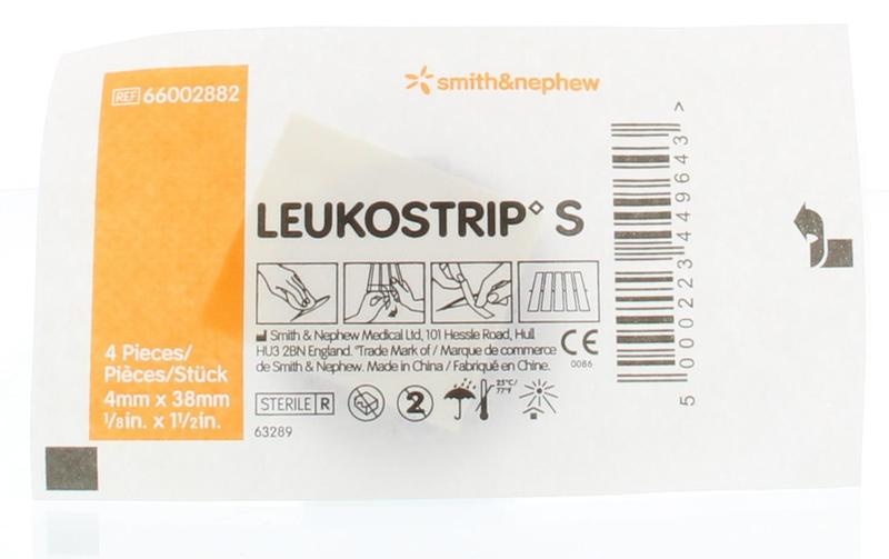 Leukostrip Leukostrip Steriel strip 4.0 x 38mm 2882 (4 st)