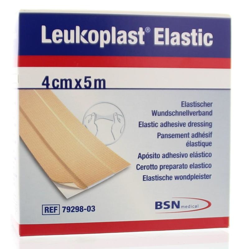 Leukoplast Leukoplast Elastic wondsnelverband 5m x 4cm (1 st)