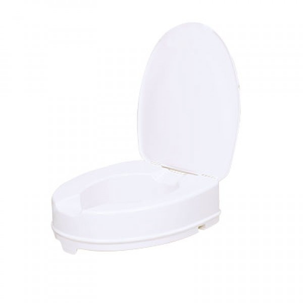 Vitility Vitility Toiletverhoger met deksel 10cm (1 st)