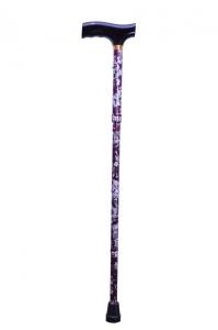 Able 2 Able 2 Wandelstok opvouw burgundy 84-94cm (1 st)