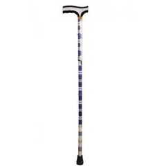 Able 2 Wandelstok opvouw geruit 84-94cm (1 st)