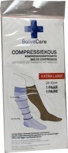 Solvacare Solvacare Compressiekous beige XL 29 - 33 cm (1 Paar)