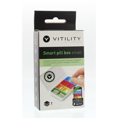 Exclusive Small pill box white H&F (1 stuks)