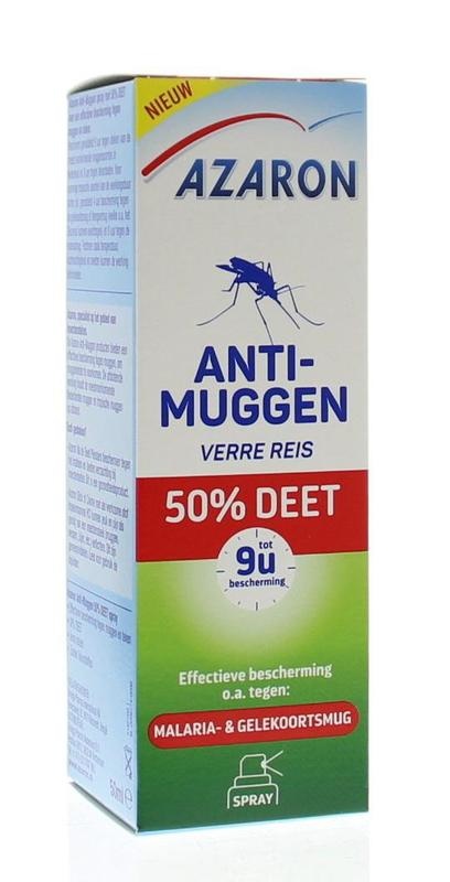 Azaron Azaron Anti muggen 50% deet spray (50 ml)