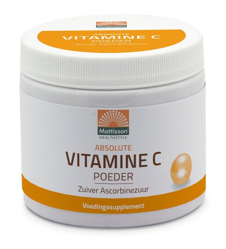 Mattisson Mattisson Vitamine C poeder zuiver ascorbinezuur (350 gr)