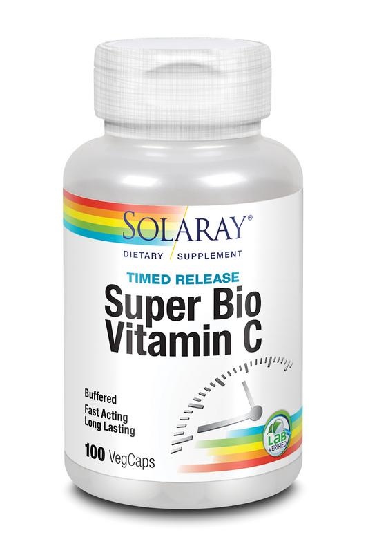 Solaray Solaray Vitamine C 500mg time release (100 vega caps)