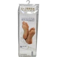 Silversoft Diabetes sok gelprotect beige 36/38 (1 Paar)