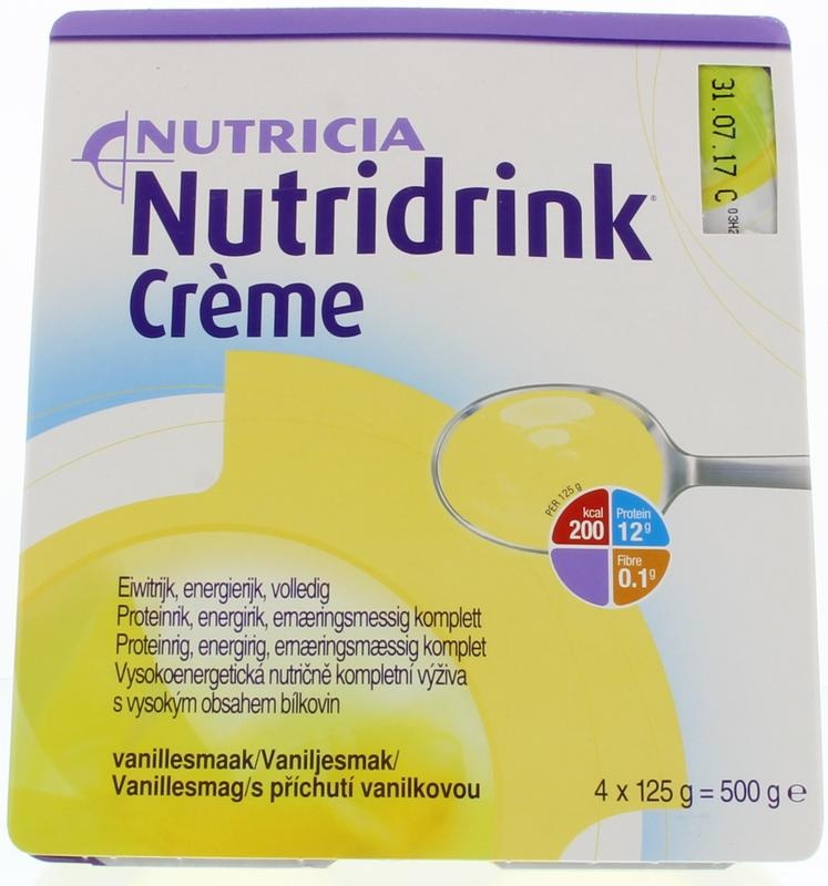 Nutridrink Nutridrink Creme vanille 125 gr (4 st)