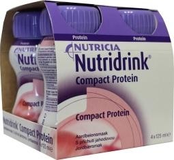 Nutridrink Nutridrink Compact proteine aardbei 125ml (4 st)