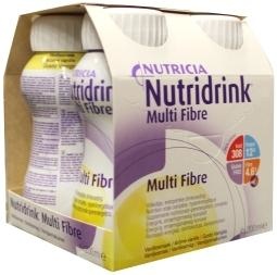 Nutridrink Nutridrink Multi fibre vanille 200ml (4 st)