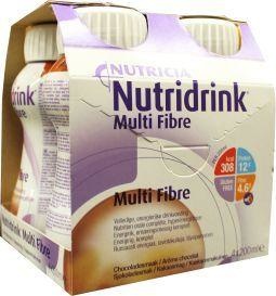 Nutridrink Nutridrink Multi fibre chocolade 200ml (4 st)