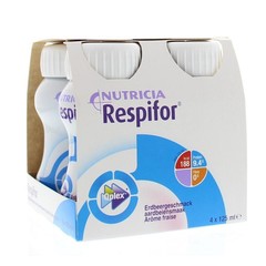 Nutricia Respifor aardbei 125ml (4 st)