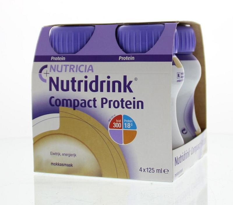 Nutridrink Nutridrink Compact protein mokka 125ml (4 st)