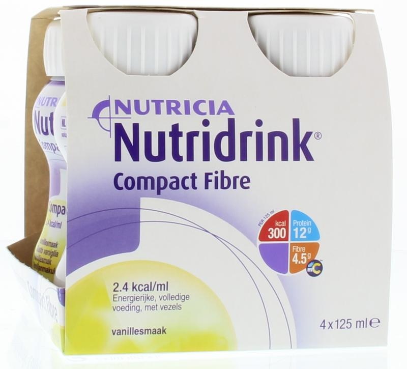 Nutridrink Nutridrink Compact fibre vanilla 125ml (4 st)