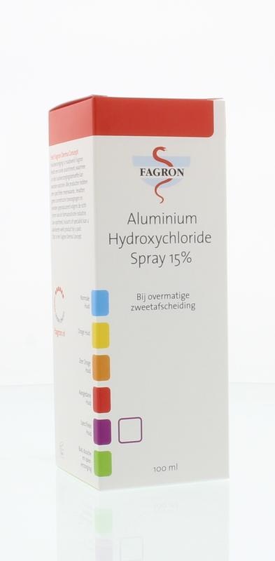 Fagron Fagron Aluminium hydrochloride 15% spray (100 ml)