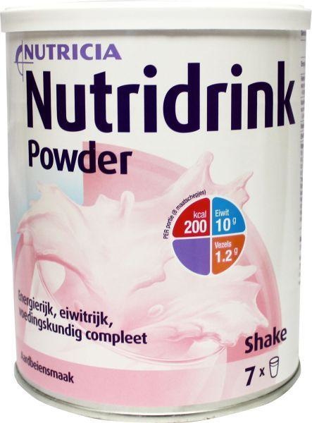 Nutridrink Nutridrink Aardbei poeder (335 gr)