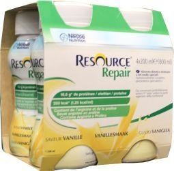 Resource Repair vanille 200 ml (4 stuks)