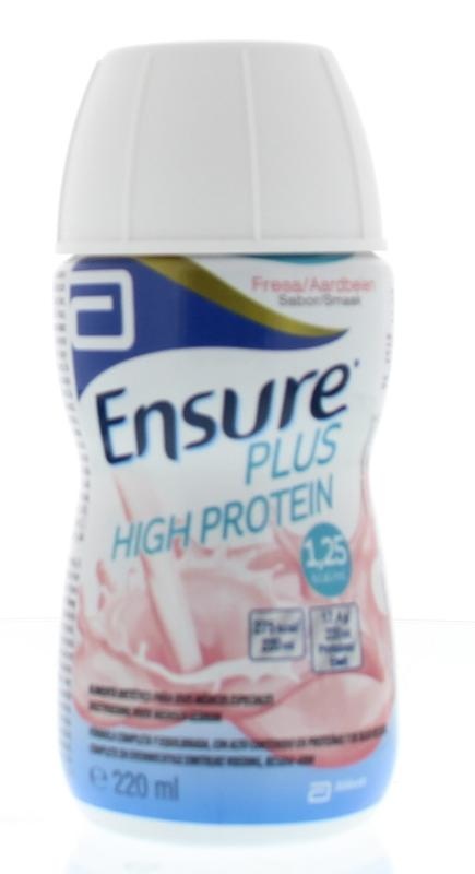 Ensure Ensure Plus high protein aardbei (220 ml)