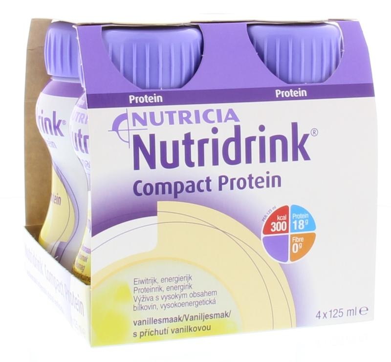 Nutricia Nutricia Compact protein vanille 125ml (4 st)