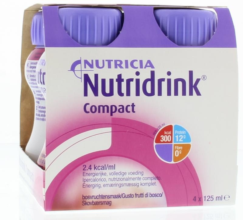 Nutridrink Nutridrink Compact bosvruchten 125ml (4 st)