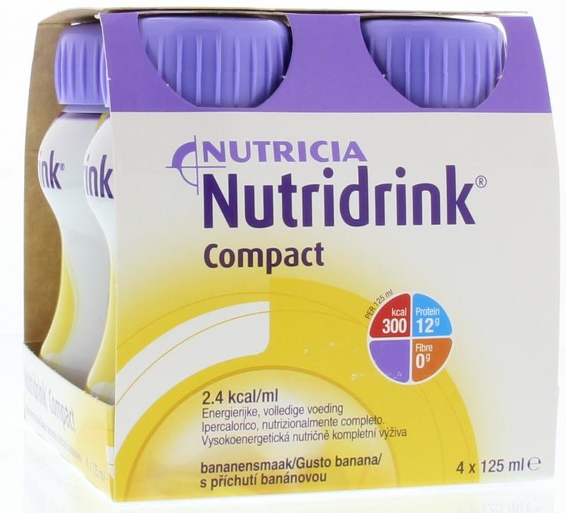 Nutridrink Nutridrink Compact banaan 125ml (4 st)