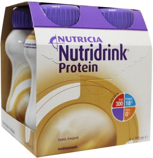 Nutridrink Nutridrink Proteine mokka 200ml (4 st)