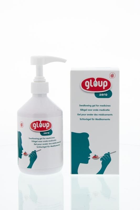 Gloup Gloup Zero medicatie inname gel framboos (500 ml)