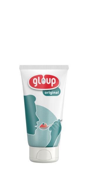 Gloup Gloup Original medicatie inname gel aardbei banaan (75 ml)