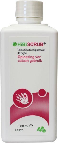 Hibiscrub Hibiscrub Chloorhexidine gluconaat 40mg/ml (500 ml)