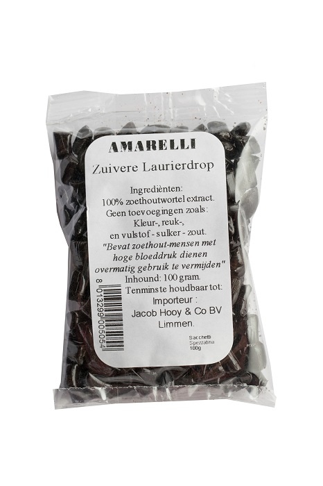 Amarelli Amarelli Laurierdrop zakje brokjes (100 gr)