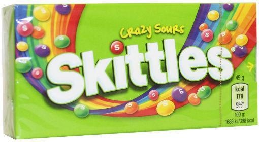 Skittles Skittles Crazy sours (45 gr)