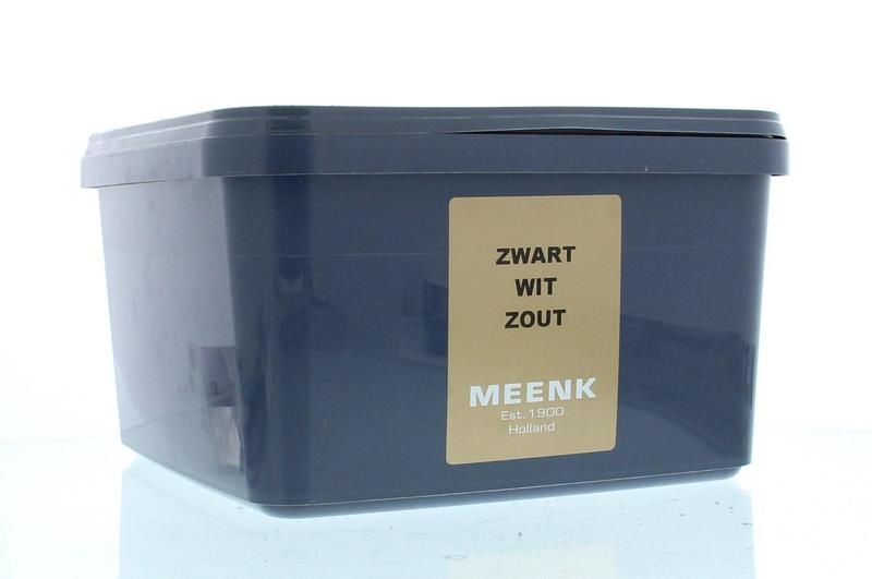 Meenk Meenk Zwart wit zout (2 Kilogr)