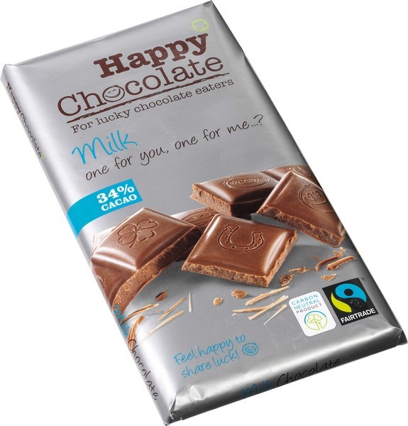 Happy Happy Chocolate melk 34% bio (180 gr)