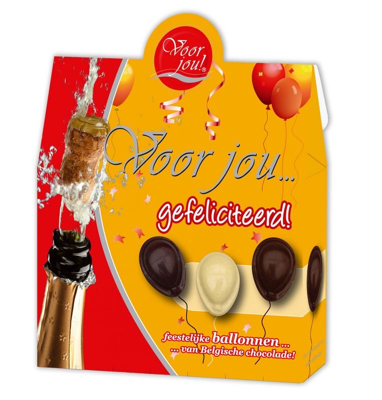 Voor Jou! Voor Jou! Cadeau doos gefeliciteerd (100 gr)