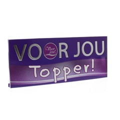 Voor Jou! Wensreep topper (70 gr)